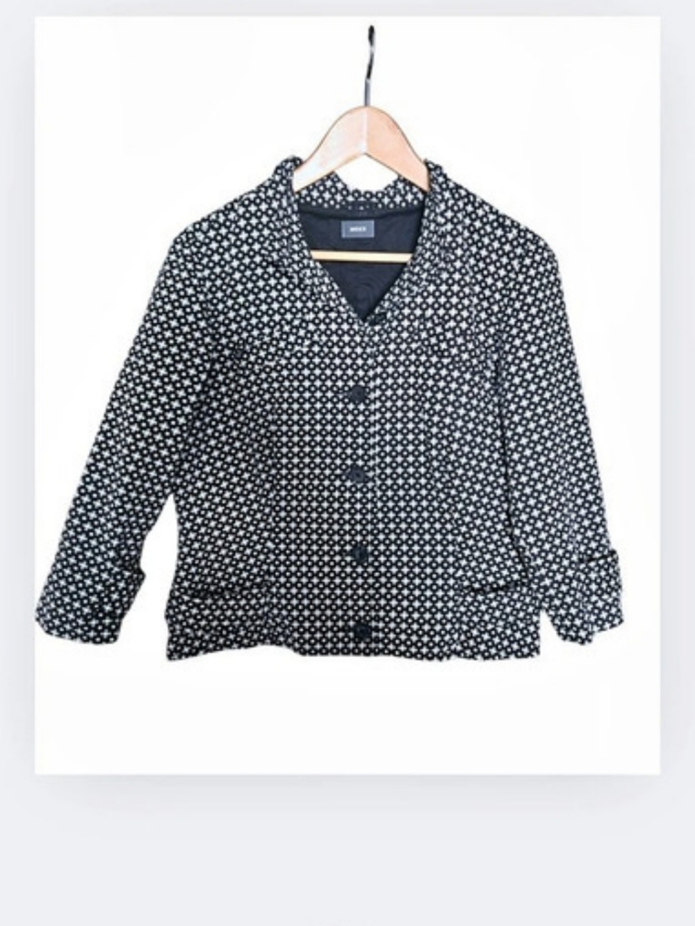 Mexx Geometric Blazer in Black & White♟️